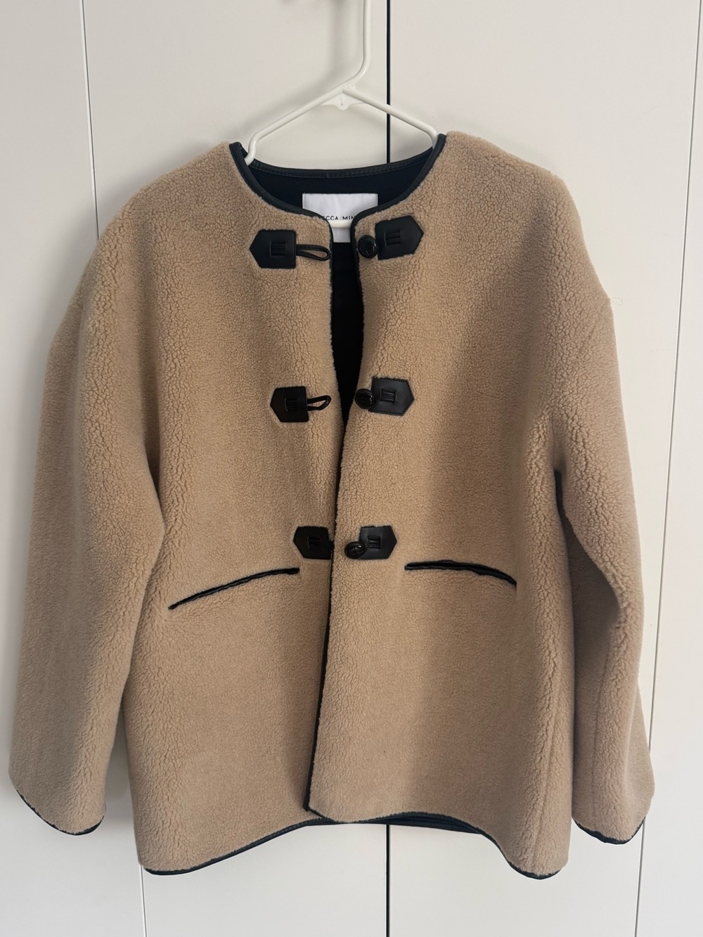 NWT Rebecca Minkoff Shearling Toggle Jacket